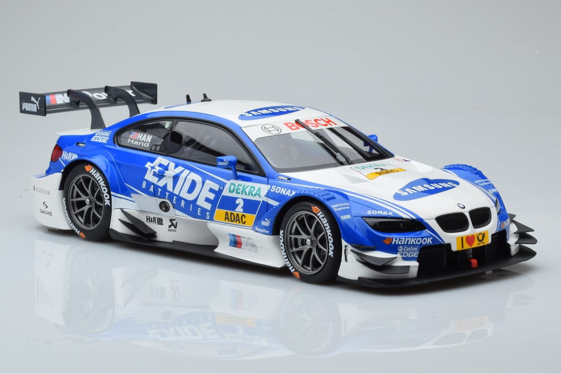 BMW M3 #2 BMW Team RMG A.J. Hand DTM 2012 Minichamps 1:18 100122202 Métal — image 5 sur 8
