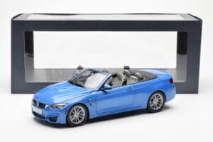 BMW M4 F83 Cabriolet Yas Marina Bleu Paragon 1:18 80432339612 Métal — image 8 sur 8