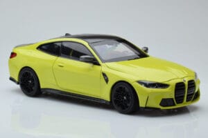 BMW M4 G82 Jaune Édition Concessionnaire Minichamps 1:18 80435A51949 Métal — image 6 sur 8