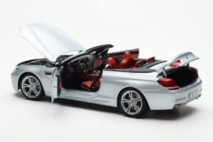 BMW M6 F12 Cabriolet Silverstone Argent II Paragon 1:18 80432253656 Métal — image 5 sur 8