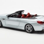 BMW M6 F12 Cabriolet Silverstone Argent II Paragon 1:18 - image 7 of 8