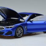 BMW M850i G15 Bleu Métallisé Norev 1:18 183286 Métal - image 2 of 7