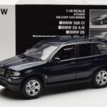 BMW X5 4.4i E53 Bleu Foncé Kyosho 1:18 - image 8 of 8
