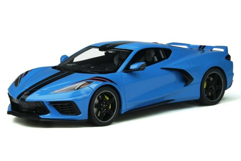 Chevrolet Corvette C8 Rapid Bleu GT Spirit 1:18 GT286 Résine