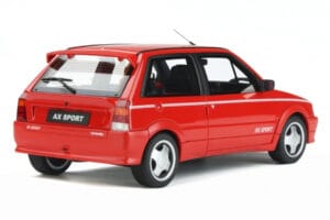 Citroën AX Sport Rouge Otto 1:18 OT799 Résine — image 2 sur 5