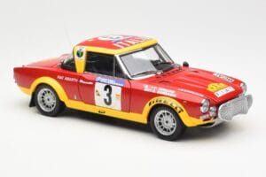 Fiat 124 Abarth #3 Barbasio / Sodano East African Safari Rally 1974 Sun Star 1:18 4952 Métal — image 6 sur 8