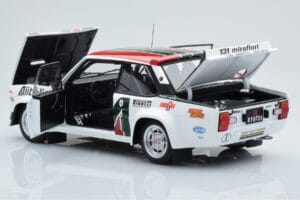 Fiat 131 Abarth Alitalia #2 W. Röhrl / C. Geistdörfer Rally Monte Carlo 1978 Kyosho 1:18 08376G Métal — image 5 sur 10