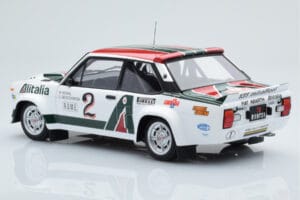 Fiat 131 Abarth Alitalia #2 W. Röhrl / C. Geistdörfer Rally Monte Carlo 1978 Kyosho 1:18 08376G Métal — image 7 sur 10