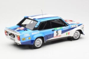 Fiat 131 Abarth #5 Team Fiat Works Rally Portugal 1980 Kyosho 1:18 08376A Métal — image 3 sur 8