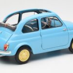 Fiat Nuova 500 Celeste Bleu Kyosho 1:18 - image 3 of 8