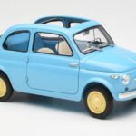 Fiat Nuova 500 Celeste Bleu Kyosho 1:18 - image 6 of 8