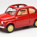 Fiat Nuova 500 Coral Rouge Kyosho 1:18
