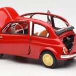 Fiat Nuova 500 Coral Rouge Kyosho 1:18 - image 5 of 8