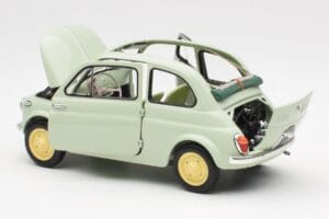 Fiat Nuova 500 Clear Vert Kyosho 1:18 08966LG Métal — image 5 sur 8