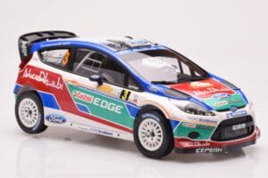 Ford Fiesta RS WRC Ford Abu Dhabi #3 M. Hirvonen / J. Lehtinen Winner Rally Australia 2011 Minichamps 1:18 151110803 Métal — image 4 sur 6