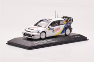 Ford Focus RS WRC #4 M. Martin / M. Park Neste Rally Finland Winners 2003 Minichamps 1:43 400038304 Métal — image 2 sur 4