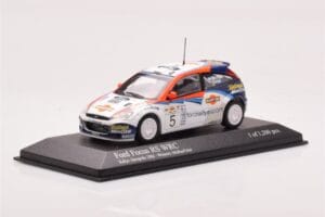 Ford Focus RS WRC #5 C. McRae / N. Grist Rally Acropolis Winner 2002 Minichamps 1:43 430028905 Métal — image 2 sur 4