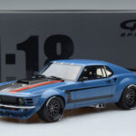 Ford Mustang Boss Cobra Ruffian Cars Bleu GT Spirit 1:18 - image 6 of 6
