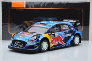 Ford Puma Rally1 WRC #8 O. Tanak / M. Jarveoja Winner Rally Sweden 2023 IXO 1:18 18RMC154A Métal — image 6 sur 6