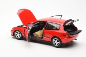 Honda Civic EG6 VTEC Rouge LCD 1:18 LCD18018-RE Métal — image 8 sur 11
