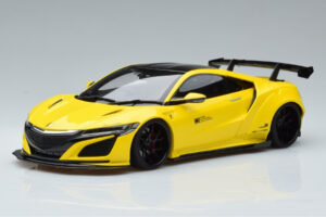 Honda NSX NC1 LB Works Liberty Walk Jaune GT Spirit 1:18 KJ034 Résine