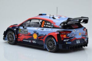 Hyundai i20 Coupe WRC #8 O. Tanak / M. Jarveoja Rally Monte Carlo 2020 IXO 1:18 18RMC067C Métal — image 5 sur 6
