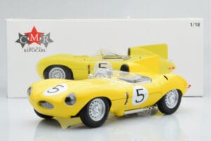 Jaguar D-Type #5 Ecurie Nationale Belge 24 Hours of Le Mans 1956 CMR 1:18 CMR143 Métal — image 6 sur 6