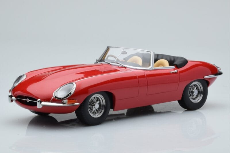 Jaguar E-Type Series 1 Roadster Rouge KK-Scale 1:18