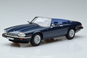 Jaguar XJS V12 Cabriolet Bleu Métallisé Édition Limitée Norev 1:18 182636 Métal