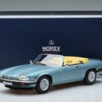 Jaguar XJS V12 Cabriolet Bleu Clair Métallisé Norev 1:18 182635 Métal - image 6 of 6