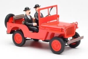 Jeep Willys Tintin 2 Figurines UT Models 1:18 180150000 Métal — image 4 sur 6