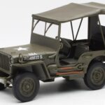 Jeep Willys Avec Bâche UT Models 1:18