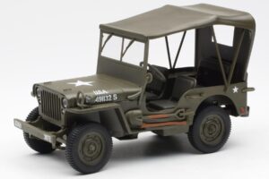 Jeep Willys Avec Bâche UT Models 1:18