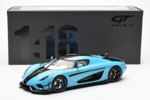 Koenigsegg Regera Baby Bleu GT Spirit 1:18 GT881 Résine — image 6 sur 6