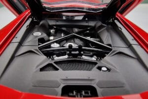 Lamborghini Aventador LP700-4 Andromeda Rouge AUTOart 1:18 74669 Métal — image 9 sur 10