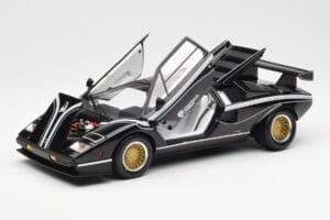 Lamborghini Countach LP 500R Noir Kyosho 1:18 08320C Métal — image 2 sur 8
