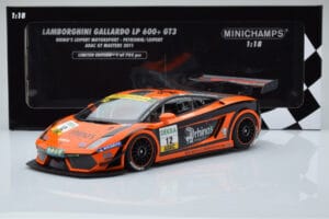 Lamborghini Gallardo LP600+ GT3 Rhinos Leipert Motorsport #12 A. Petrishin / D. Leiper ADAC GT Masters 2011 Minichamps 1:18 1 — image 6 sur 6