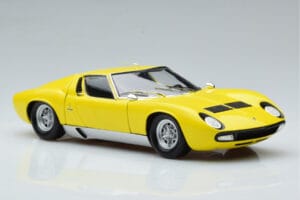 Lamborghini Miura SV Jaune Kyosho 1:18 08317Y Métal — image 6 sur 11