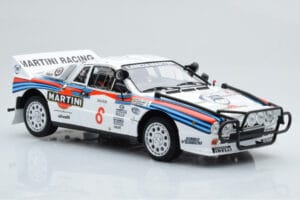 Lancia 037 Martini #8 A. Bettega / M. Perissinot Safari Rally 1985 Kyosho 1:18 08306J Métal — image 6 sur 8