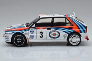 Lancia Delta HF Integrale Evoluzione #3 D. Auriol / B. Occelli Tour de Corse 1992 Kyosho 1:18 08348H Métal — image 4 sur 9