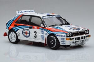 Lancia Delta HF Integrale Evoluzione #3 D. Auriol / B. Occelli Tour de Corse 1992 Kyosho 1:18 08348H Métal — image 5 sur 9