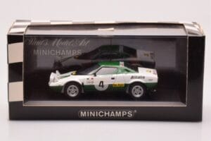 Lancia Stratos Alitalia #4 B. Waldegaard / H. Thorzelius Winner Rally Sweden 1975 Minichamps 1:43 430751204 Métal — image 4 sur 4