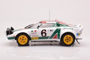 Lancia Stratos HF #6 B. Waldegård / H. Thorszelius Rally Monte Carlo 1976 IXO 1:18 18RMC162B Métal — image 3 sur 6