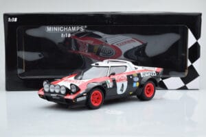 Lancia Stratos Pirelli #4 M. Alen / I. Kivimaki Winners Rally Sanremo 1978 Minichamps 1:18 155781704 Métal — image 6 sur 6