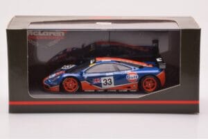 McLaren F1 GTR #33 Gulf Racing R. Bellm / M. Weaver / J-J. Lehto 24 Hours of Le Mans 1996 Minichamps 1:43 530164333 Métal — image 4 sur 4