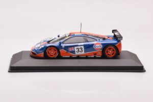 McLaren F1 GTR #33 Gulf Racing R. Bellm / M. Weaver / J-J. Lehto 24 Hours of Le Mans 1996 Minichamps 1:43