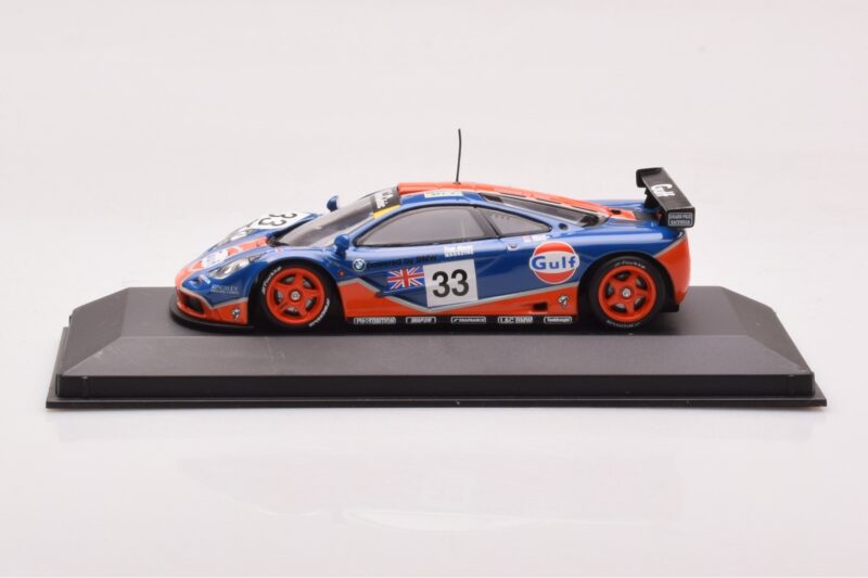 McLaren F1 GTR #33 Gulf Racing R. Bellm / M. Weaver / J-J. Lehto 24 Hours of Le Mans 1996 Minichamps 1:43