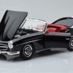 Mercedes 190 SL W121 Cabriolet Noir Minichamps 1:18 100037030 - image 2 of 8
