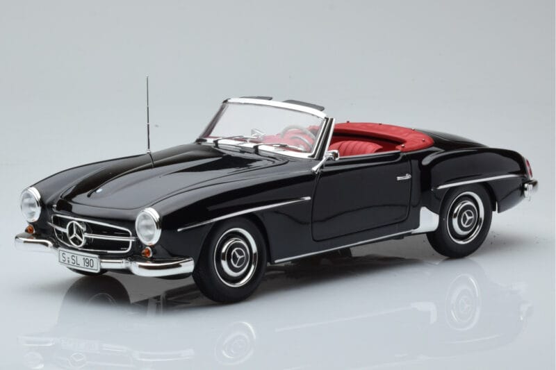 Mercedes 190 SL W121 Cabriolet Noir Minichamps 1:18 100037030