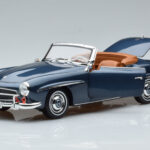 Mercedes 190 SL W121 Roadster Bleu Norev 1:18 - image 2 of 8